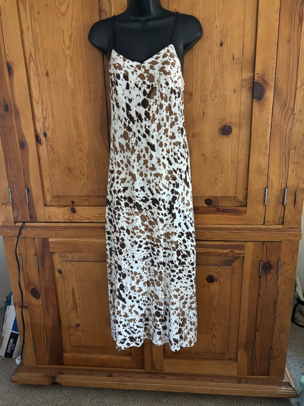 Sincerely Jules animal print maxi dress Sz XS